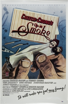Cheech & Chong Full Size "Up In Smoke" Signed Movie Poster (PSA/DNA)